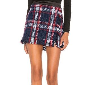 Plaid winter skirt